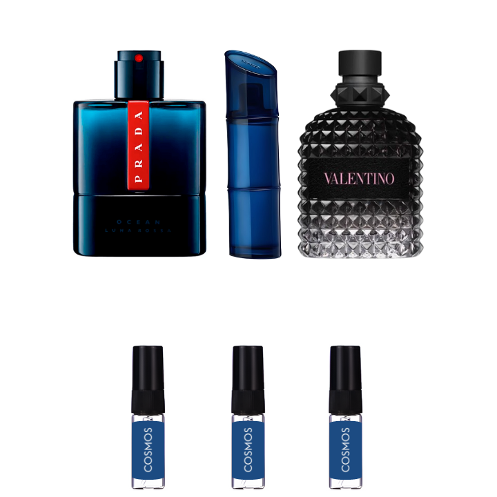 Lune Rossa Ocean EdT / Kenzo Homme Marine EdT Intense / Born In Roma EdT