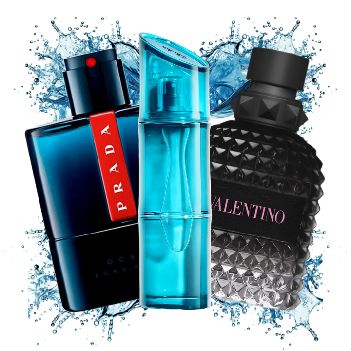 Lune Rossa Ocean / Kenzo Homme Marine / Born In Roma EdT