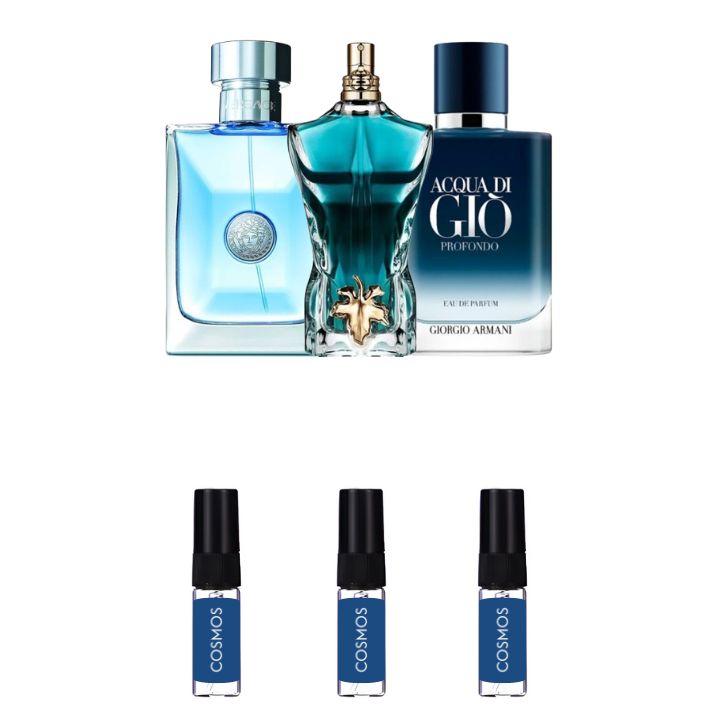 Versace Pour Homme / Le Beau EdT / Acqua Di Gio Profondo Parfum