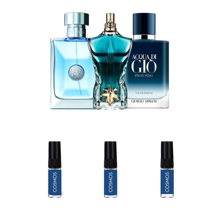 Versace Pour Homme / Le Beau EdT / Acqua Di Gio Profondo Parfum